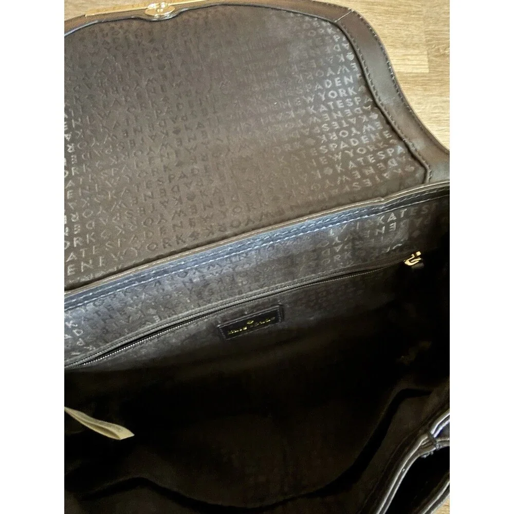 Kate Spade New York Black Medium Satchel Top Handle Detachable Crossbody Strap